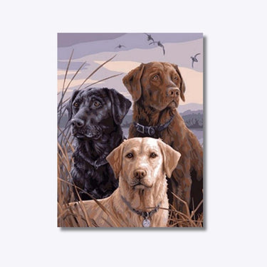 Dogs 30x40cm - Diamond Painting